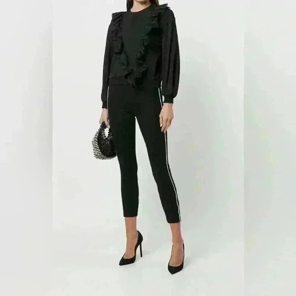 SPANX The Perfect Pant, Ankle Piped Skinny In Black